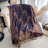Luxus Winter Paisley Schal Damen Kopftuch Wickeltuch Warme Herbstschals Design Druck Damen Foulard Baumwollstolen Schal