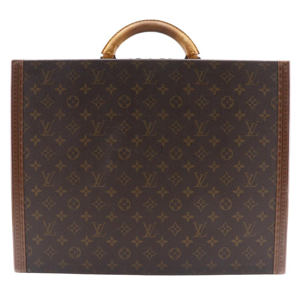 Louis Vuitton Prezidentský kufr M53012 vintage Aktovka Hnědá Monogramová plátnovina unisex Použitý