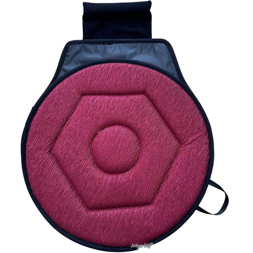 Rhombus Rotating Car Seat Cushion for Elderly and Pregnant Women - Universal Double Ring Design for All Seasons