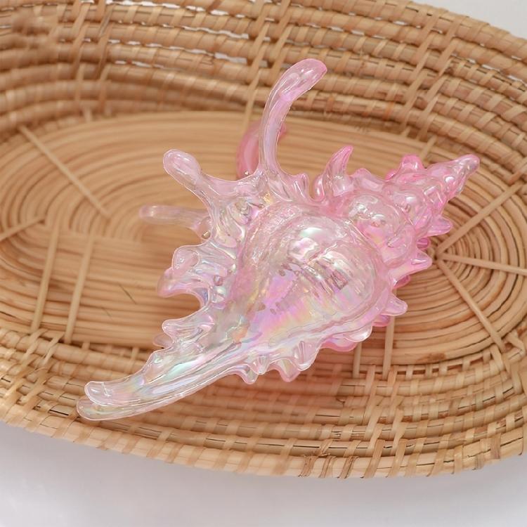Vibranting Acrylic Conch Hair Claw Clip Sturdy Hair Clasp for Women Multiple Shades Available
