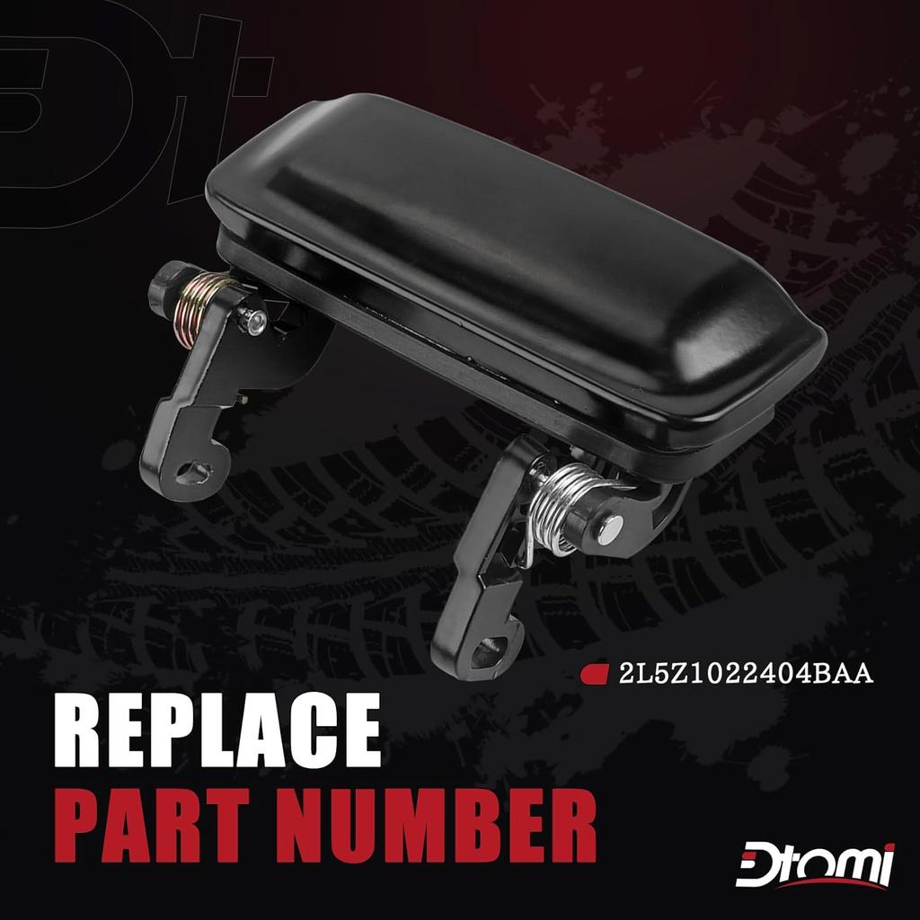 Exterior Door Handle, All Metal Front Outside Left Driver & Right Black Compatible With Ford Mazda Vehicle Ranger B2300 B3000 B4000 1998-2011,