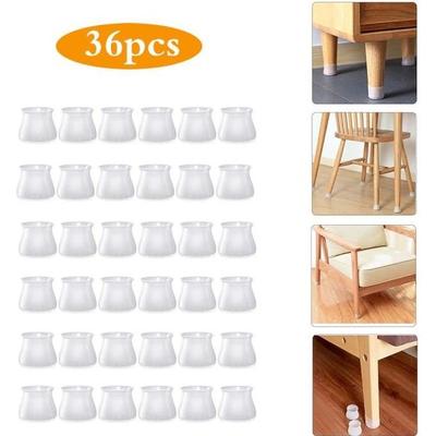 Protective Cover - Silicone - 36 Pieces - White - Non-slip - Washable