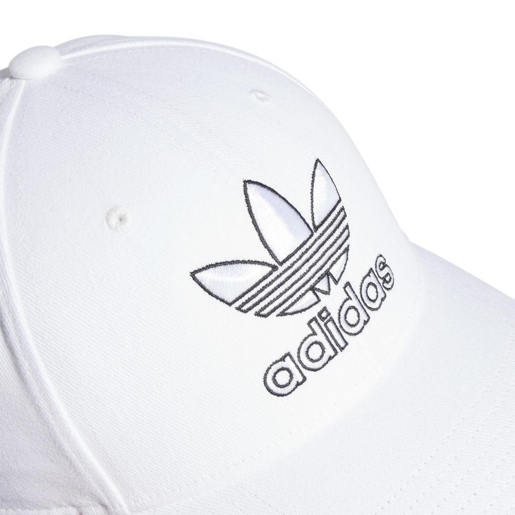 Adidas Originals Icon Structured Precurve Snapback One Size Men's 2.0 Cap, White/Black,