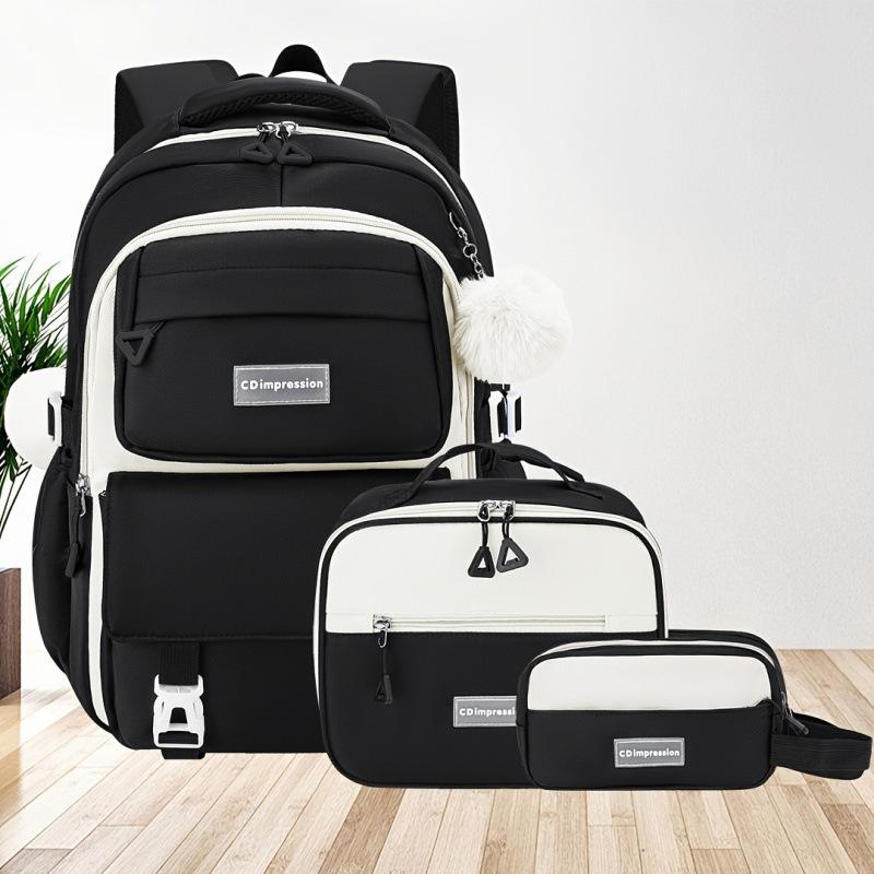 Grundschule Schultasche Dreiteiliges Kombinationsset Mädchen Freizeitrucksack