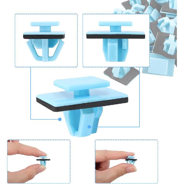 30PCS Rocker Moulding Door Panel Clips,Car Retainer Clips Automotive Clips and Fasteners Replacement OEM#87756-1F000,Compatible with Hyundai Santa Fe