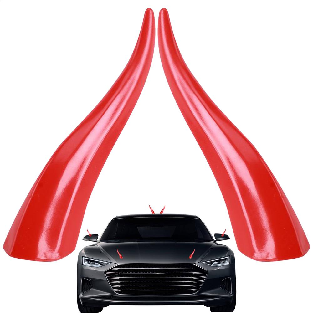 Car Roof Dragon Horn 2 Pieces Dragon Horn Car Exterior Modification Vehicle Roof Decoration For SUVs RVs Trucks Road Trips