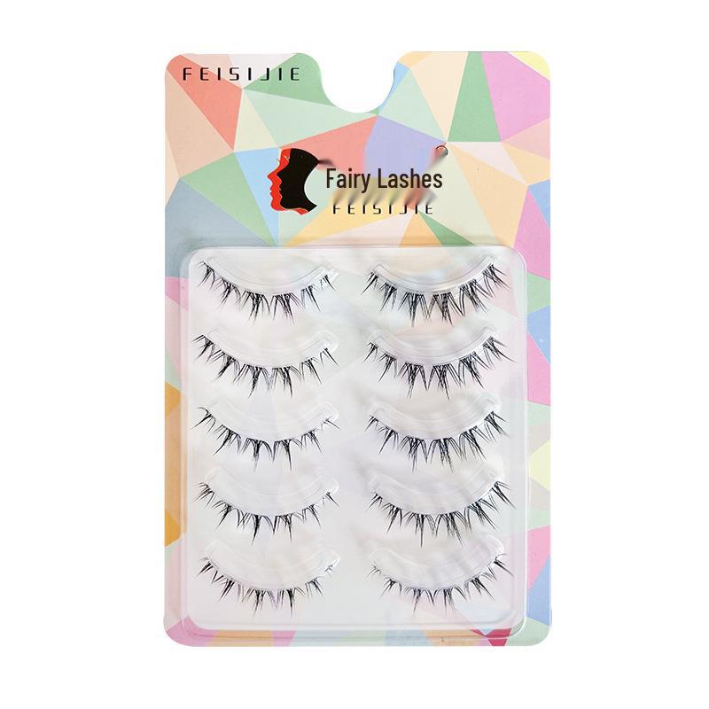 

Yuejiao Niang Natural Curled Sunflower-Fine Stem Eyelashes - Beginner Friendly Full Strip
