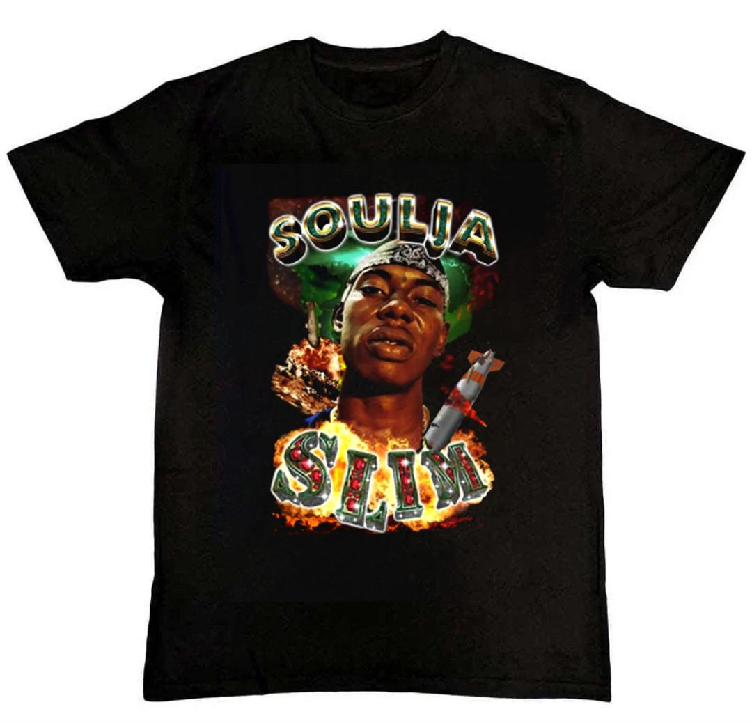 Rare! Soulja Boy Slim Gift For Fans Black S to 5XL Unisex Shirt CK564 XXXL