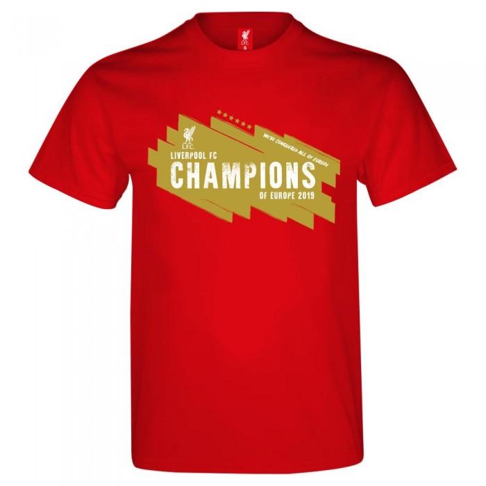 Liverpool FC Mens Champions Of Europe T-Shirt