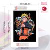 Naruto Uzumaki Pattern  3pcs 100% Round Full Drill 5D DIY Diamond Painting Embroidery Cross Stitch Rhinestone Décor