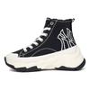 New MLB Chunky High Padding Mono Yankees 'Black White' 3ASHU4216-50BKS