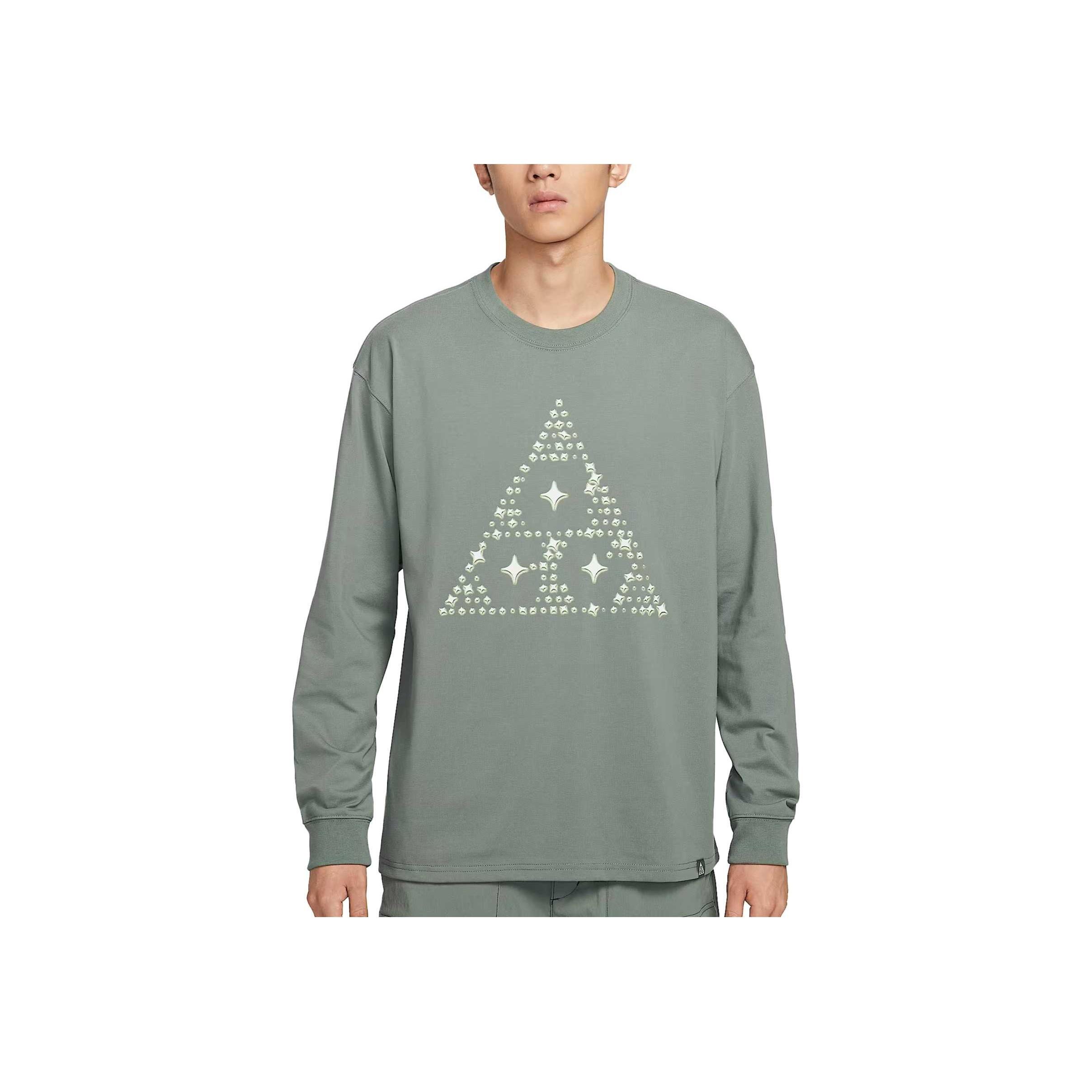 

Nike ACG Series Printed Crew Neck Long Sleeve Quick Dry T-Shirt Men tops HV2177-364 2XL