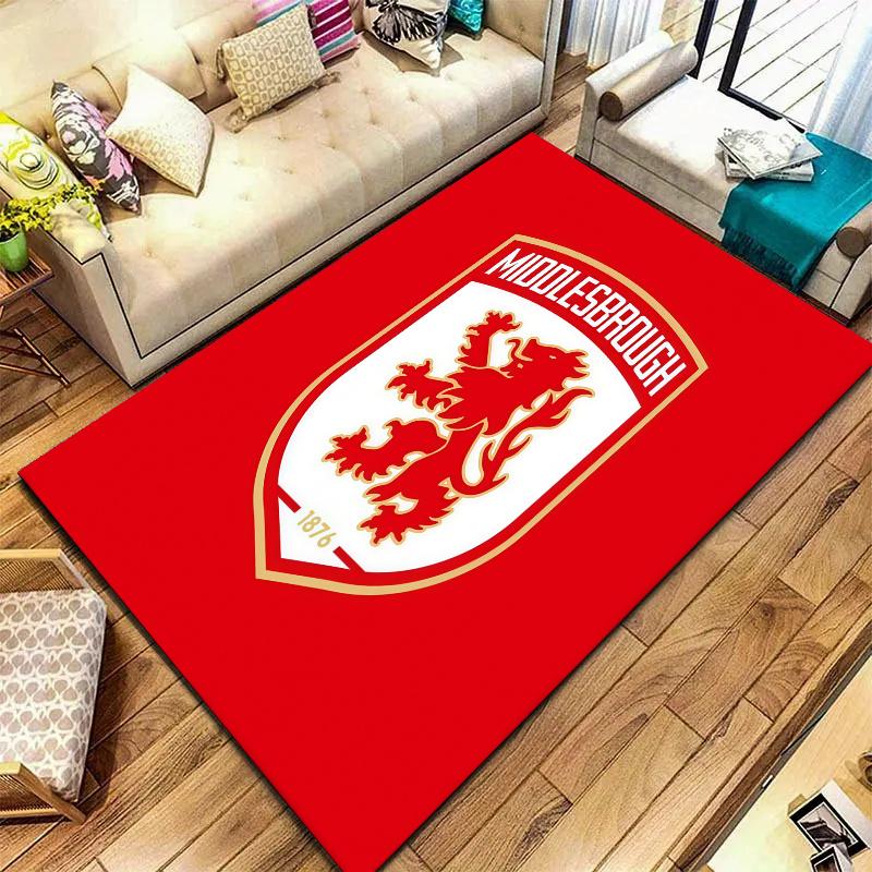 Middlesbrough Carpet Rug for Living Room Bedroom Home Sofa Decoration,Kids play Nonslip Floor Mat