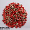 5pcs Enamel Charm Ladybug Bee Croissant Ice Cream Charms For Jewelry Making Supplies Food/Animal Pendant 3D Banana DIY Materials