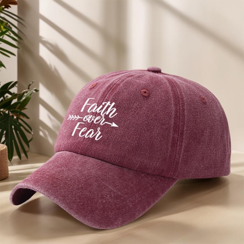 Fashionable Letter Embroidered High-quality Baseball Cap Classic Washed Retro Peaked Cap Sweat-absorbent and Breathable Hat