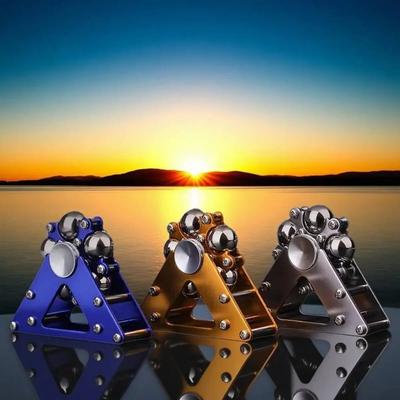 Metal Rotating EDC Desktop Ferris Wheel Gyroscope Adult Stress Relieving Toy Metal Ball Carbon Fiber Rotating Desktop Pendant