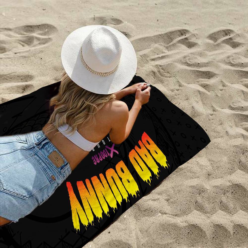 B-Bads B-Bunnys Art Anime Beach Swimming Towel Soft Absorbent Washcloth Children's Gifts for Kids Travel Camping Gym