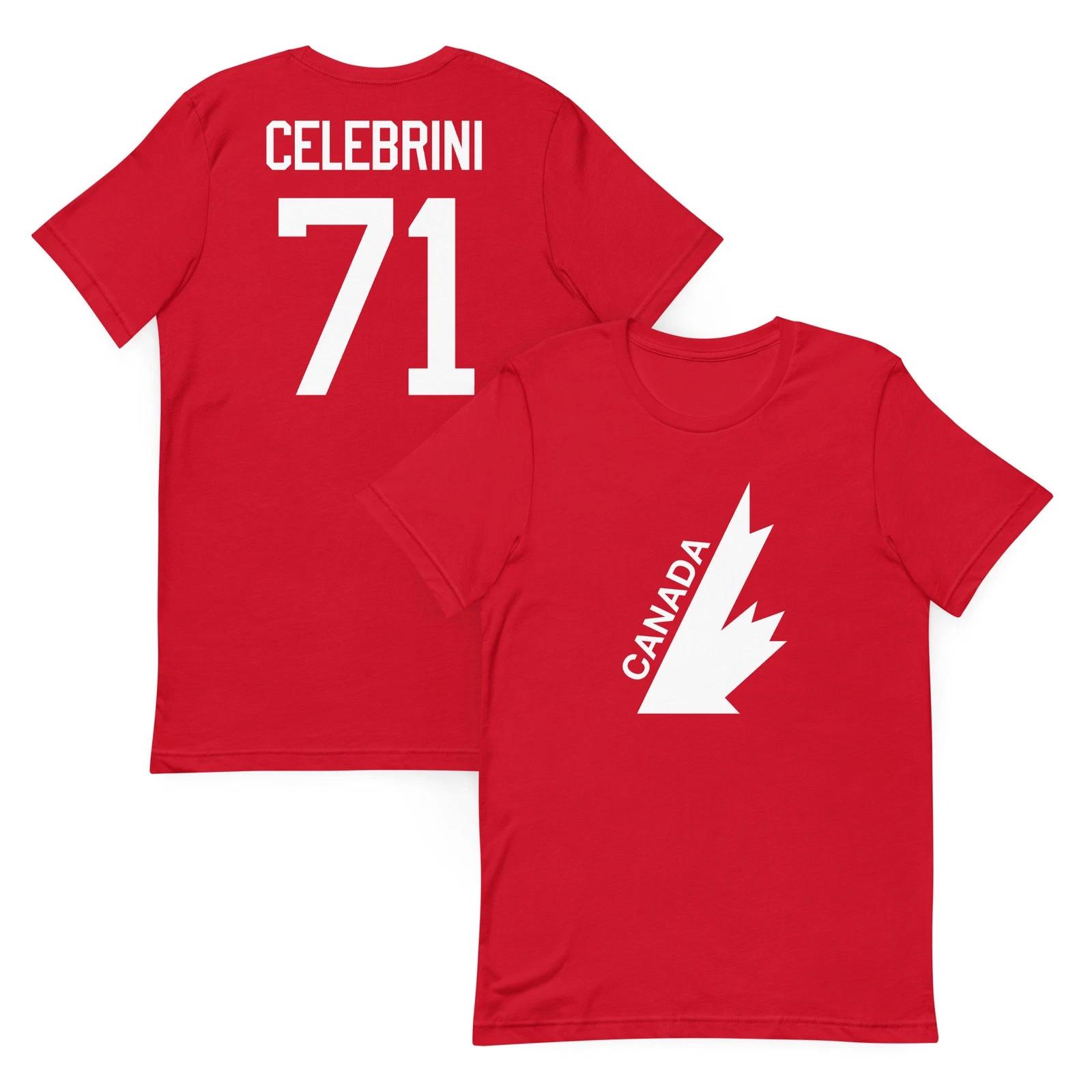 Vintage style Team Canada Macklin Celebrini Jersey Shirt Olympics Canada Cup 4XL