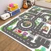 City Map Traffic Game Carpet Children's Carpet Crawling Mat