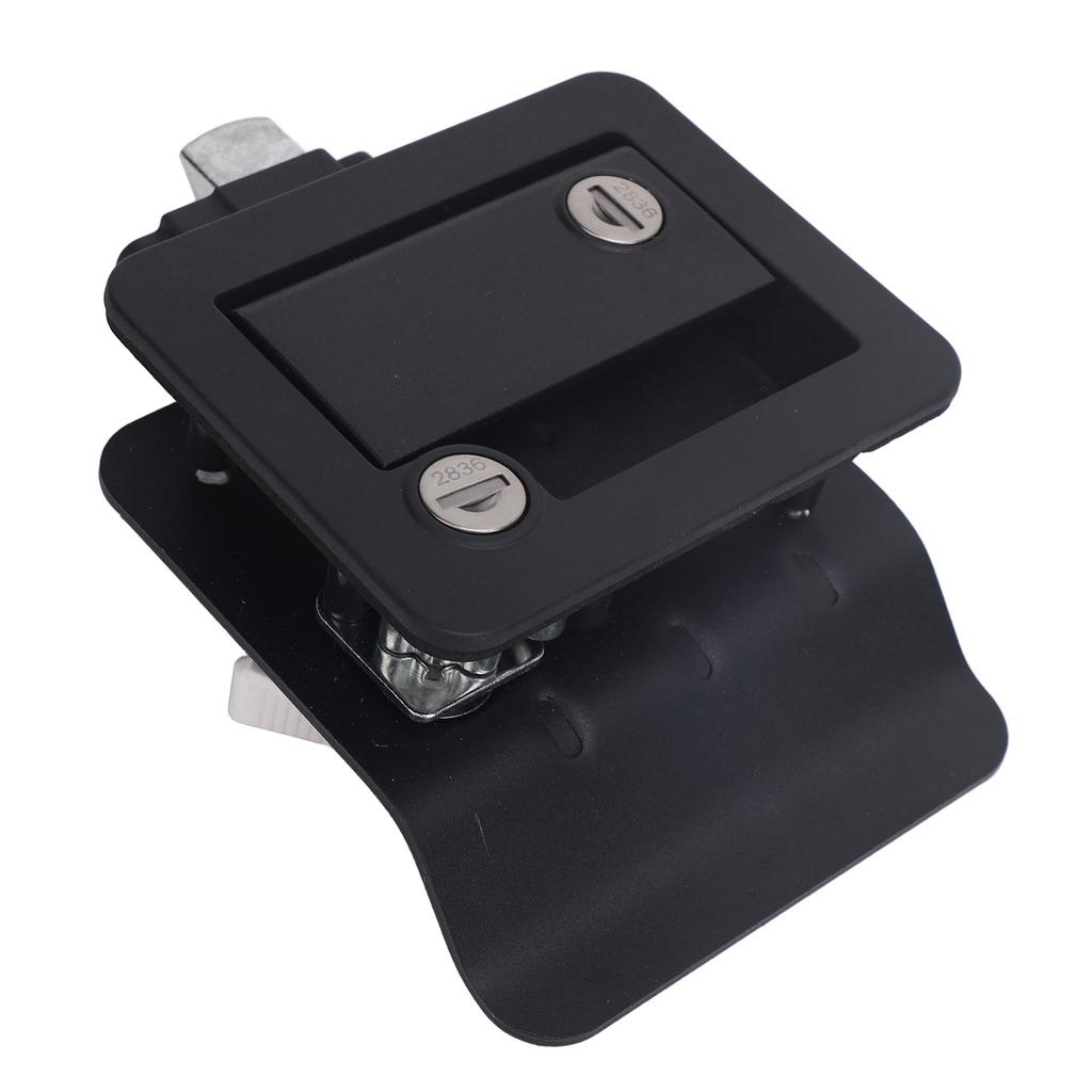 Trailer Entry Door Lock RV Door Lock with Paddle Deadbolt Door Handle  Enclosed Entry Door Lock  Black for Trailer