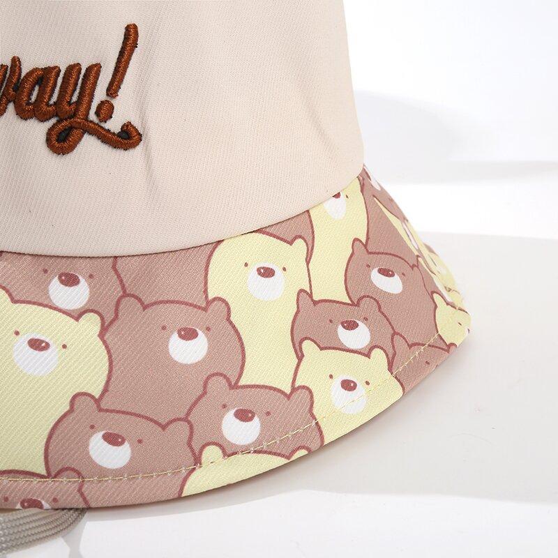 Children's Cartoon Animal Sun Protection Hat - Summer Boy's Cute Sunshade Hat - Girl's Fisherman Hat 