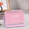 2026 Mini Creative Desktop Calendar Cute Simple Fresh English Version Handmade Diary Notepad Ornament