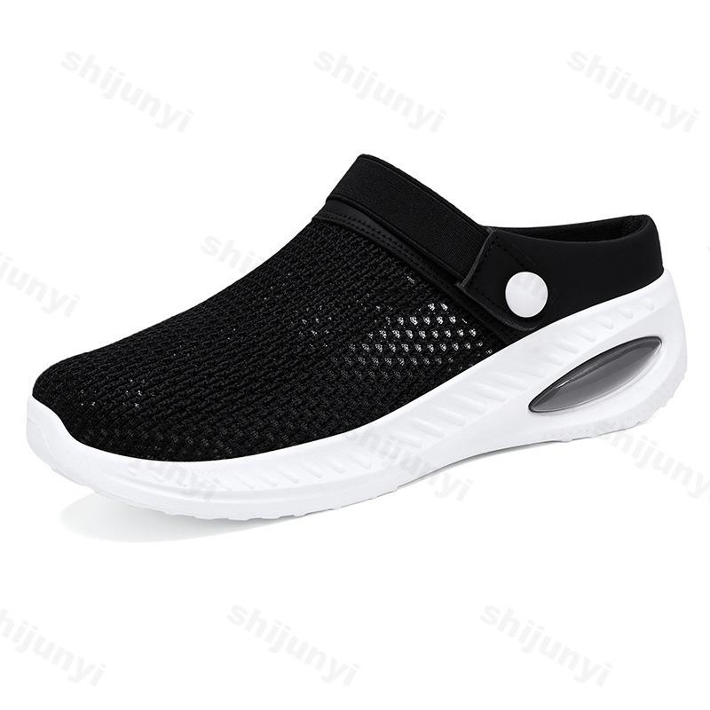 Women's Shoes 2025 New Concise Comfortable Lightweight Outdoor Slippers Breathable Mesh Sandals Women’s Fly Weave Casual Shoes