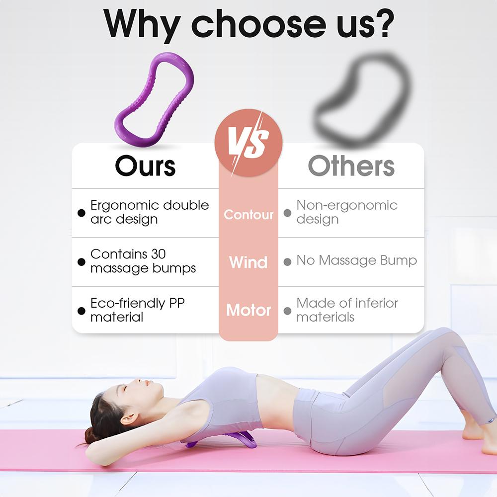 Yoga Circle Pilates Stretch Ring Home Women Fitness Equipment Fascia Massage Body Workout Exercise Resistance Support Tool