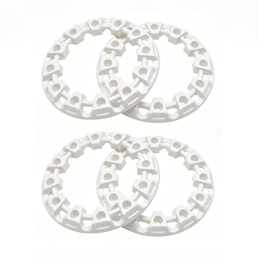 4pcs 8-inch ATV Wheel Trim Hub Protection Decor Rim Cap Universal Vehicle All Terrain Wheel Plastic Cover Fit To 8 Inch Wheels