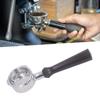 58 mm bottenlös portafilter Trähantag Rostfritt stål Korg Avtagbar 3-öron Kaffeporfiter för Barsetto