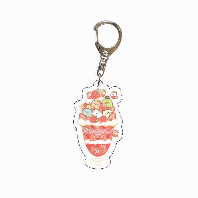 Acrylic Keychain: Japanese San-X Corner Creatures Anime Pendant for Backpack
