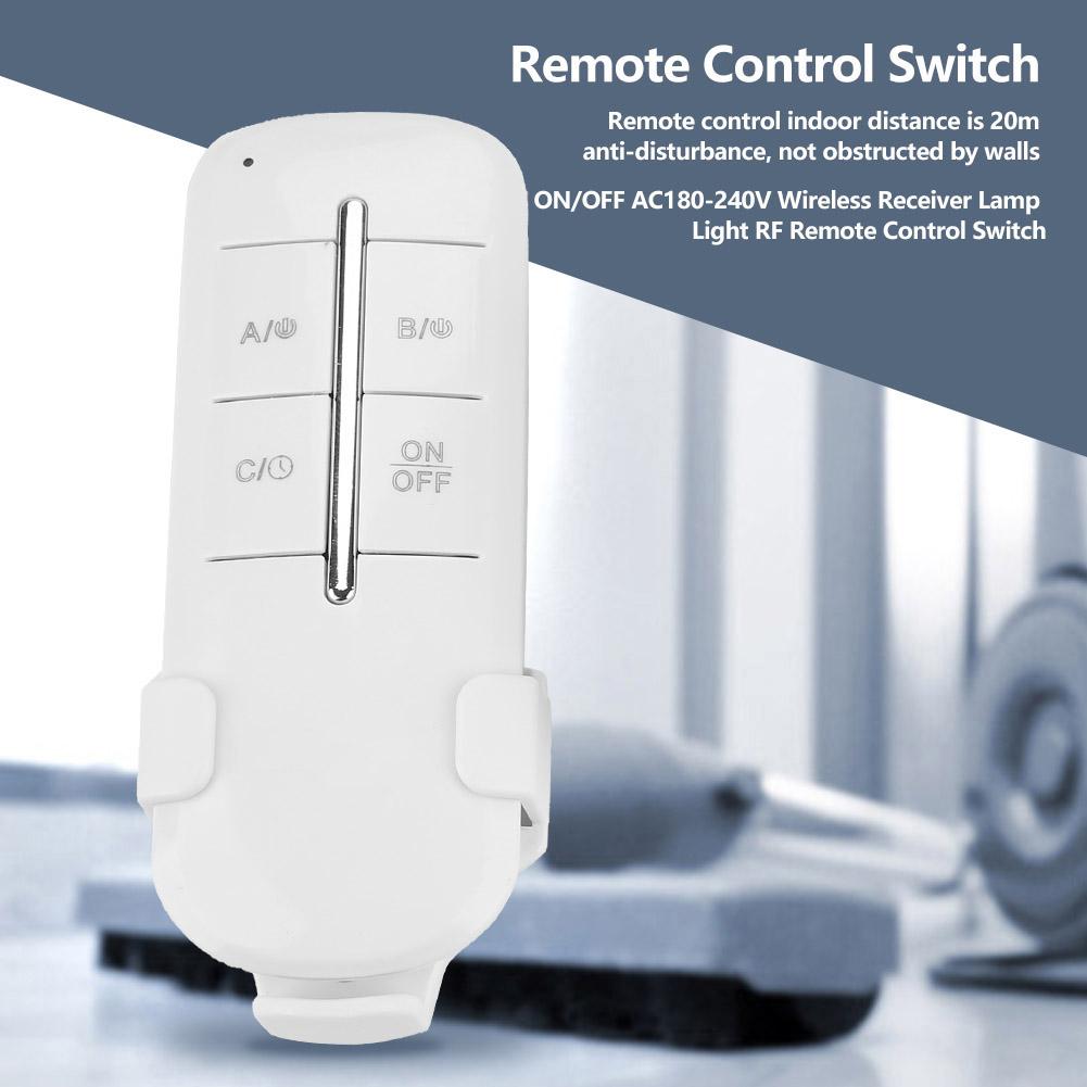 ONOFF AC180240V Wireless Receiver Lamp Light RF Remote Control Switch (1 Way 1000W)