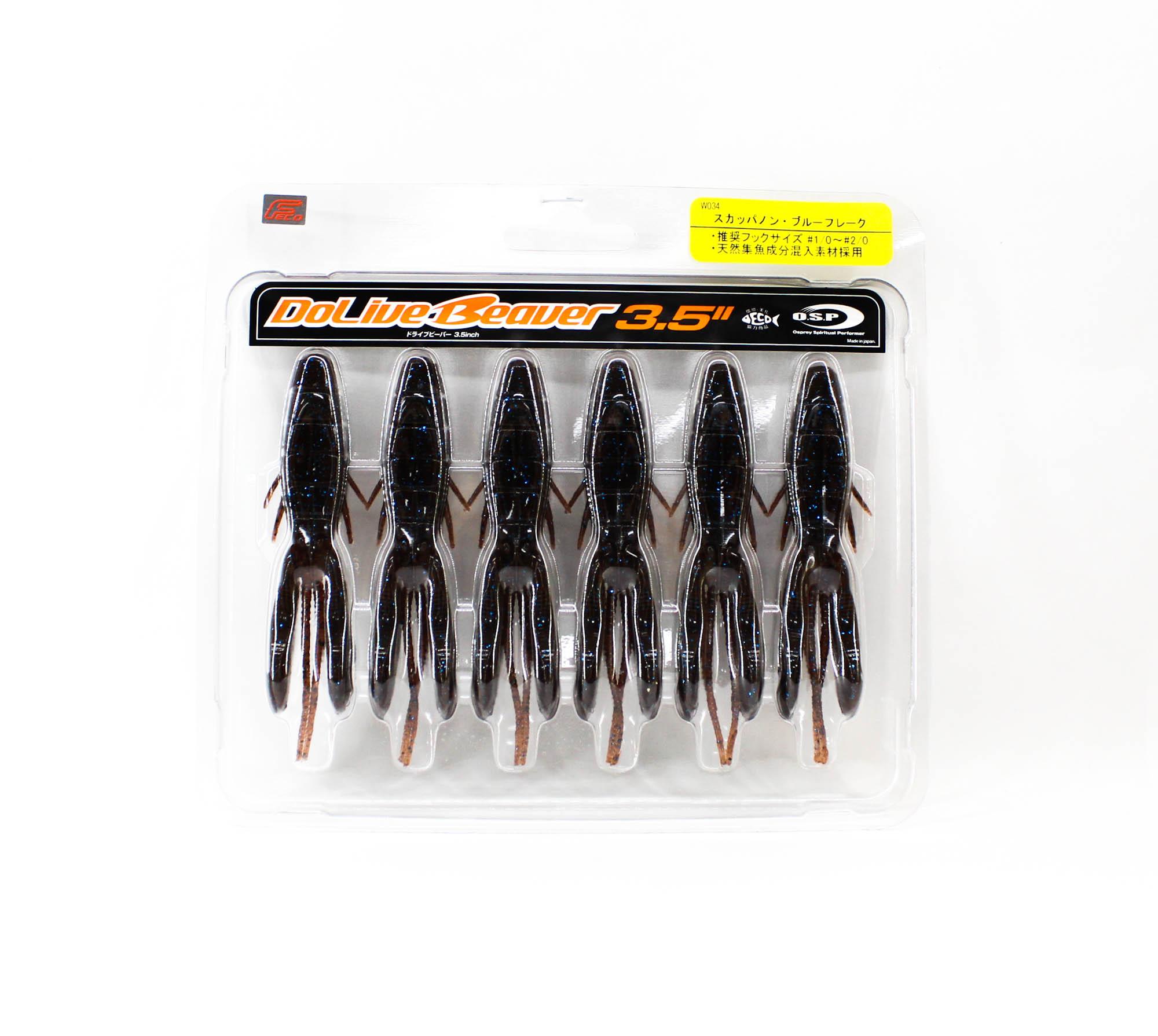 

М яка приманка OSP Dolive Beaver 3,5 дюйма W-034 (9689)