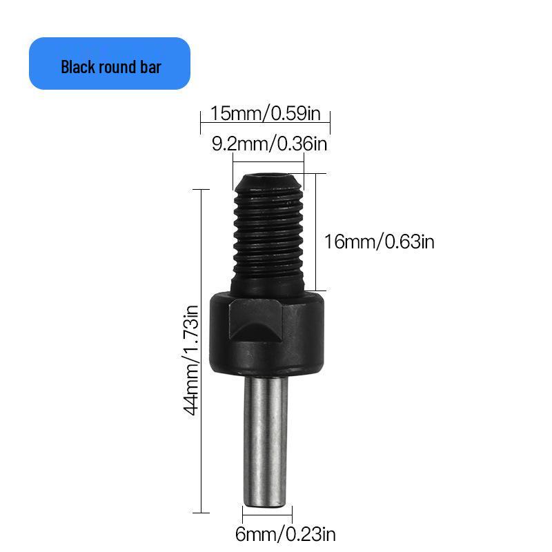 Cordless Drill To Grinder Adapter: Polishing & Cutting Tool with Self-Adhesive Pad