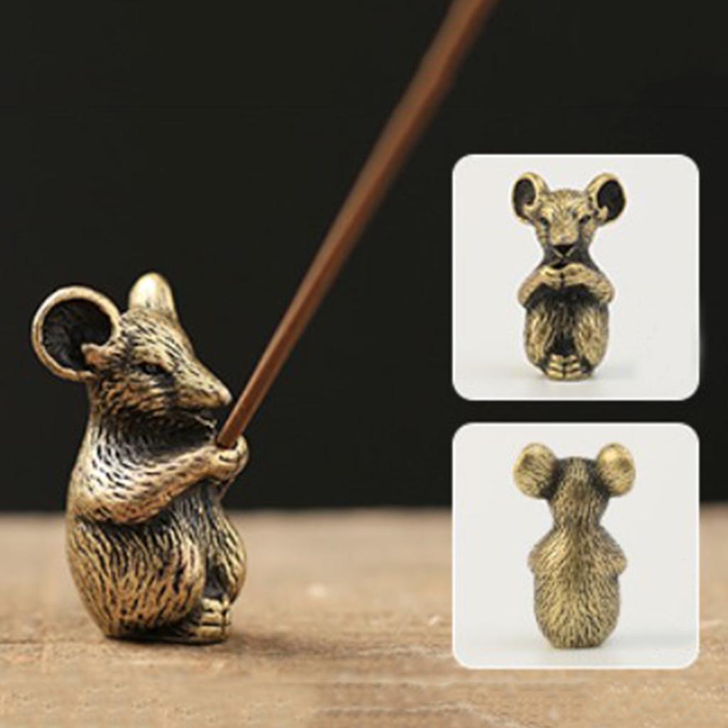Buy Brass Incense Burner Chinese Zodiac Animal Figurine Holder Rat at