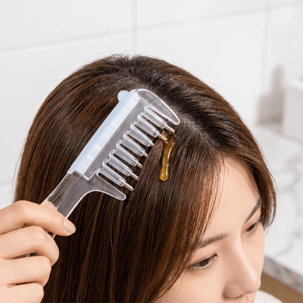 Multi-Function Hair Firming Applicator Hair Care Massage Guide Liquid Comb Barber Shop Salon