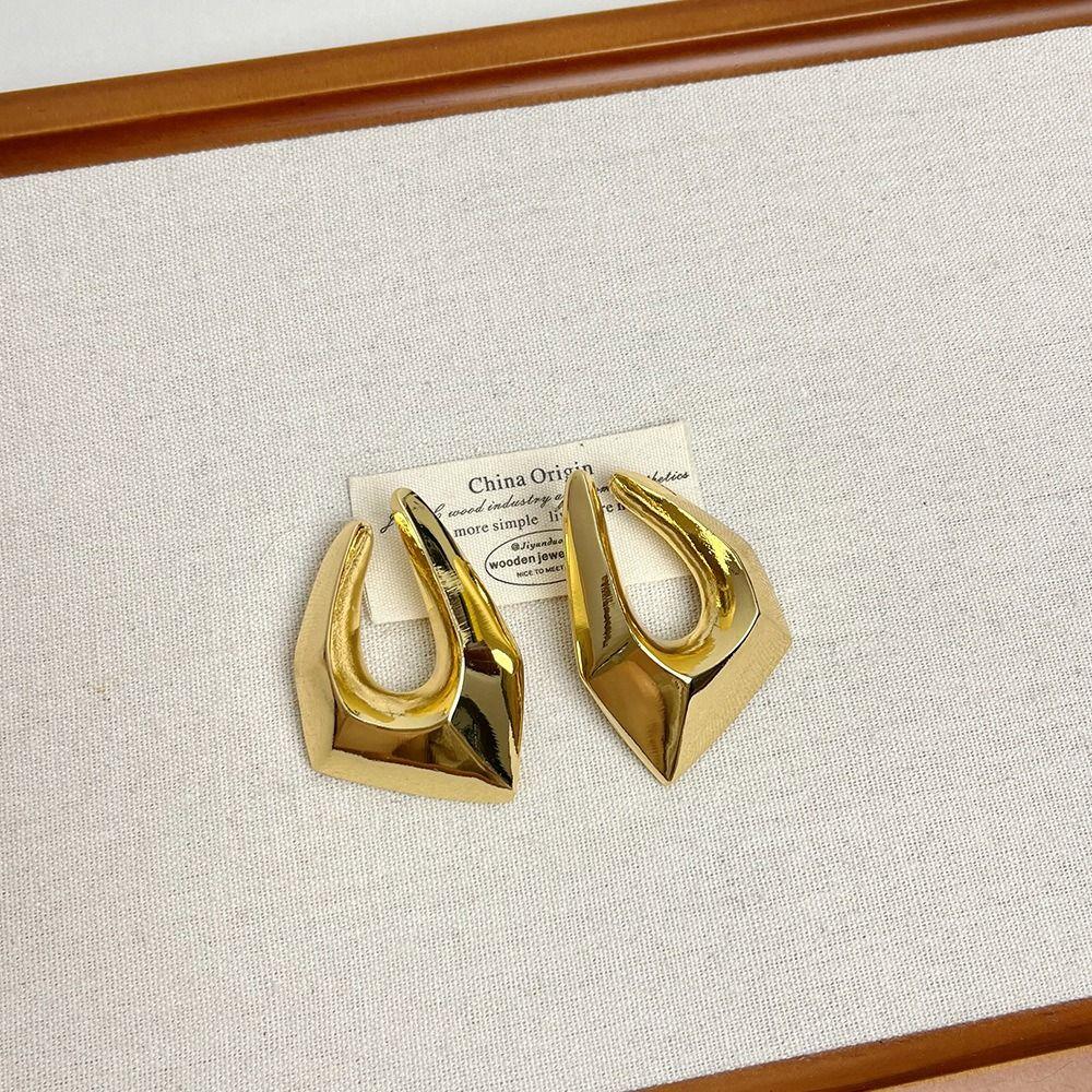 Temperament Irregular Shaped Earrings Advanced Sense Stud Earrings  Fashion Accessories