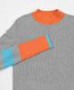 miette Finger Rib Knit RCXX0719 Free Size Light Gray Multi-Color Women's