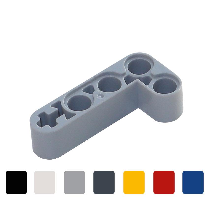 10 Stück Technischer Liftarm Dick L-Form 2x4 Arm, MOC Gebogene Balken Steine 32140 für DIY Montage
