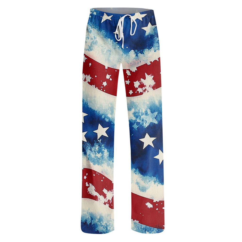 Women's Fashion Loose Casual Printed Casual Pants