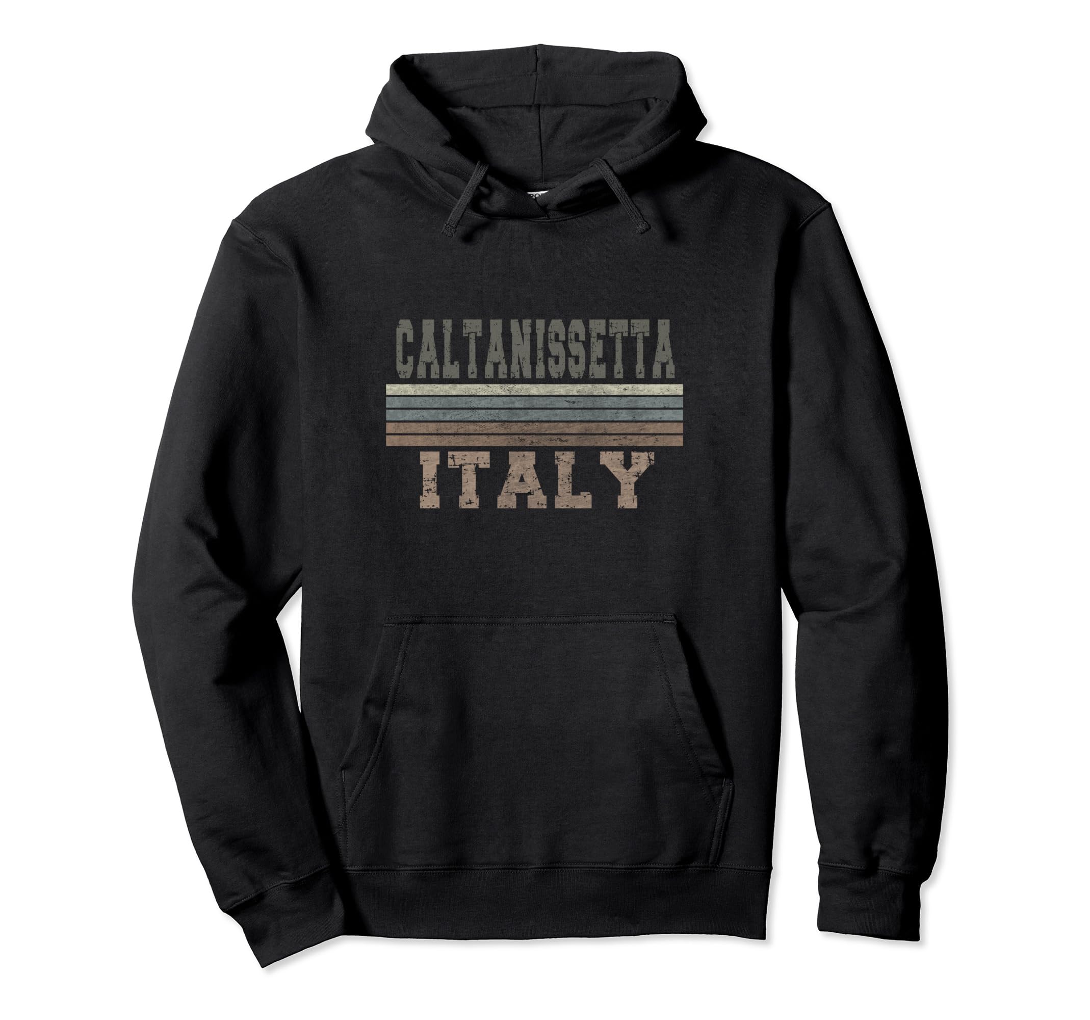 

Retro Caltanissetta Italian Hoodie чорний