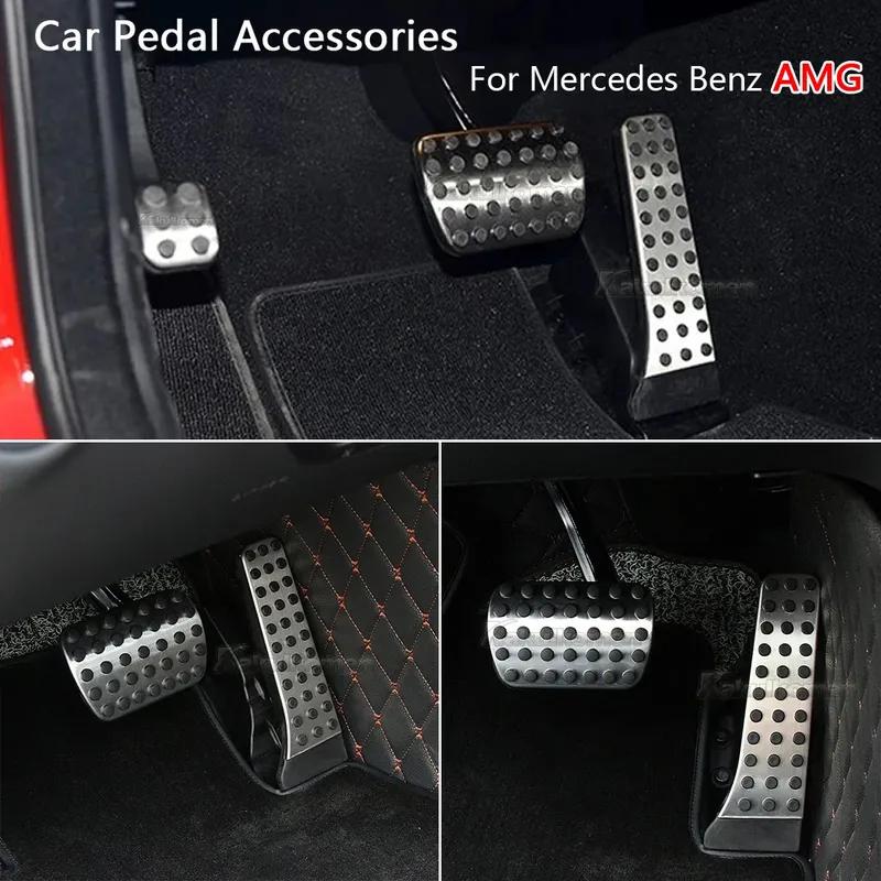 Car Pedals Cover Brake Accelerator Foot Pedal Pad Accessories For Mercedes Benz AMG W203 W222 W213 W205 W204 W211 W212 W210 W218