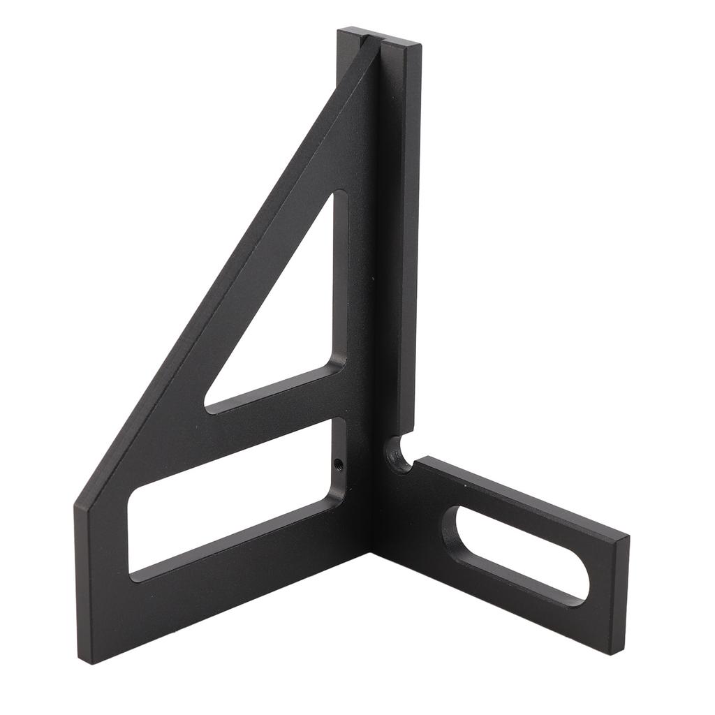 Woodworking Square Protractor 45 90 Degree Miter Triangular Ruler Scriber Layout Measuring Tool for