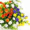 3/8pcs Artificial Flowers For Home And Garden Decor - Realistic Simulation Floral Bouquets And Shrubs For Porch And Outdoor Use