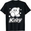 Kirby Stars Black & White Big Character Portrait T-Shirt
