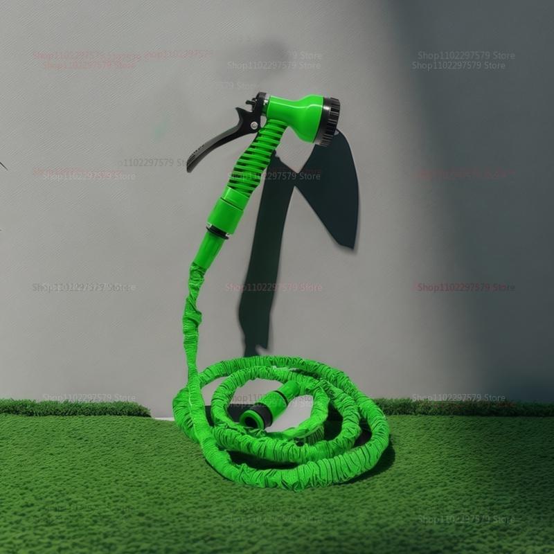 Expandable Magic Hose 7 Water Spray Functions High Pressure Car Wash Garden Watering Water Gun Flexible Hose for Yard Cleaning