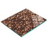Durable and Stylish Glass Kitchen Backsplash with Coffee Bean Pattern 60X52 Cm