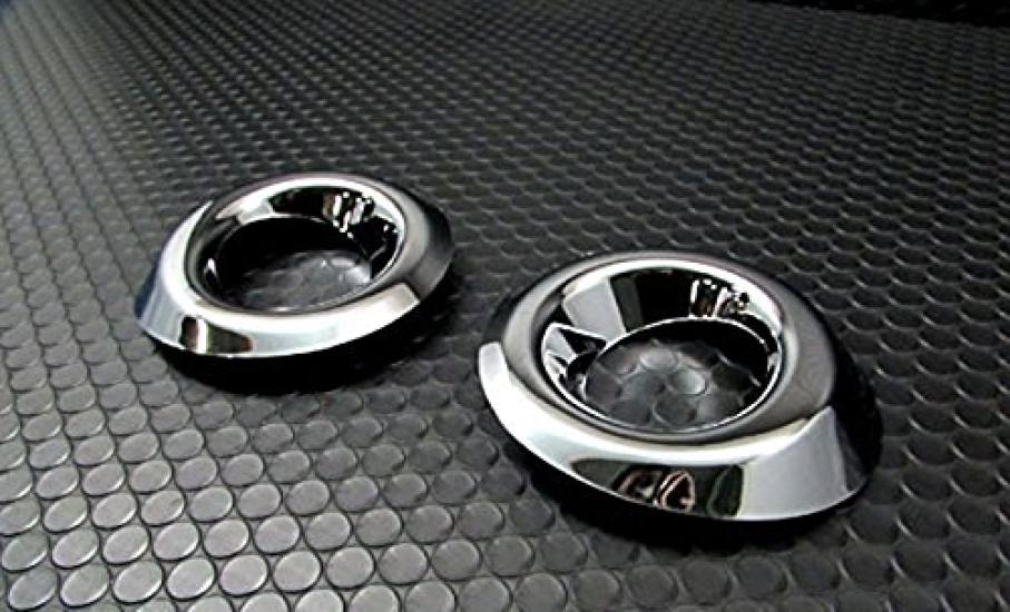 BRIGHTZ Chrome Fog Light Covers for Wagon R Stingray MH34S MH MH34 34 Stingray 15539 (F-Type) (Late Model) [FOG-COV-203]