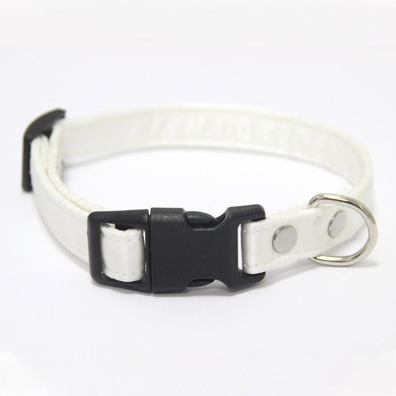 Pet Collar for Small Pet Woven Collar for Daily Walking Soft and Comfortable with Metal Buckle Elegant Collar Neckwear