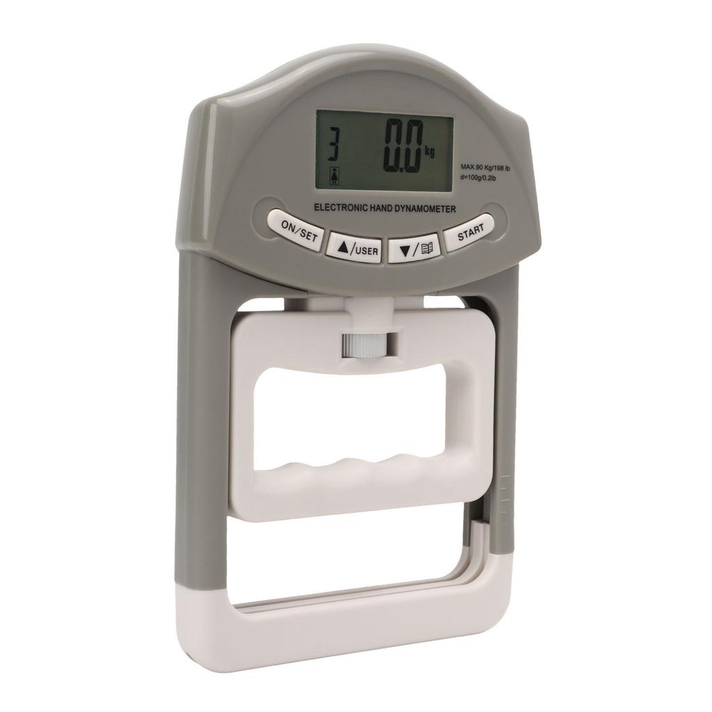 Digitales Handdynamometer Handkraftmessgerät Handgriffkrafttester Grau